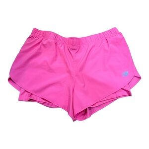 New Balance Sport Short 2-in-1 Hot Pink Running Shorts Built-In Liner XL NWT